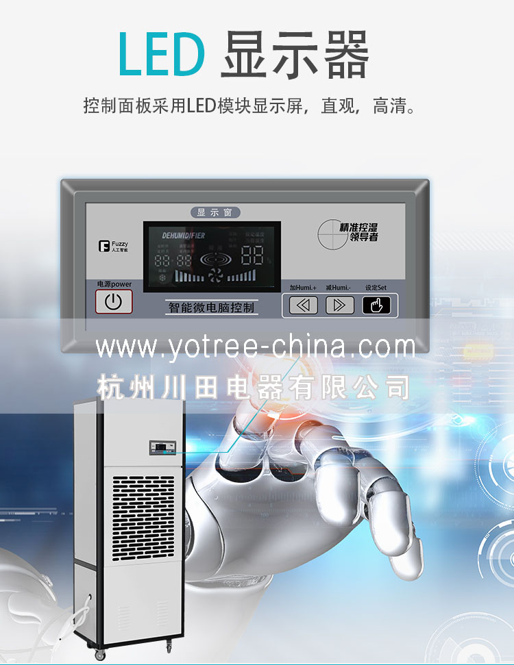 數(shù)字顯示，全中文操作界面-川田除濕機.jpg