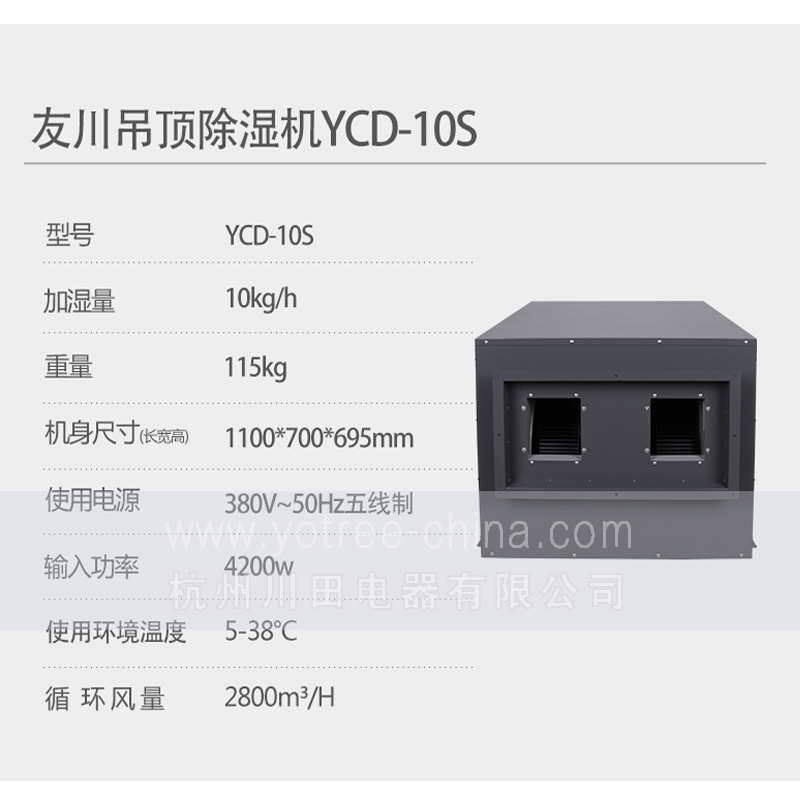 5、YCD-10S  地下室吊頂除濕機 技術參數(shù).jpg